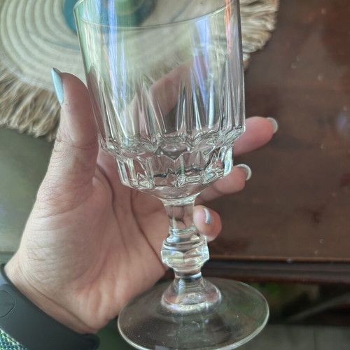 Glassware used, set of 18 with six designs