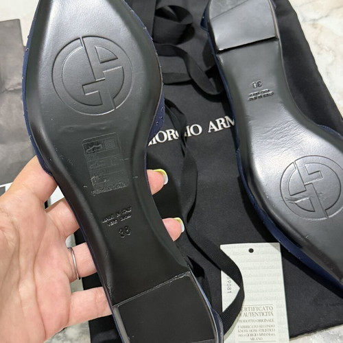 Giorgio Armani navy blue pumps with black rhinestones, EU 38