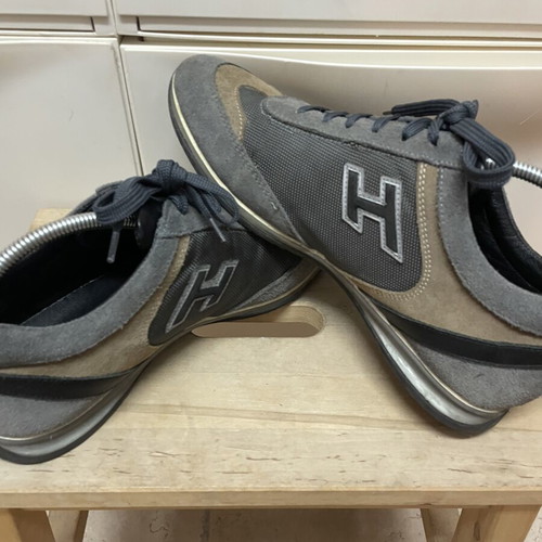 Hogan sneakers men's size 44 like new gray-beige