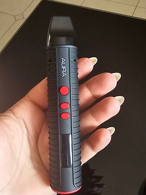 Flowermate Aura Vaporizer new, complete set for dry herbs, oils, wax