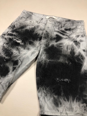 Topman shorts used, faded, black gray size 34
