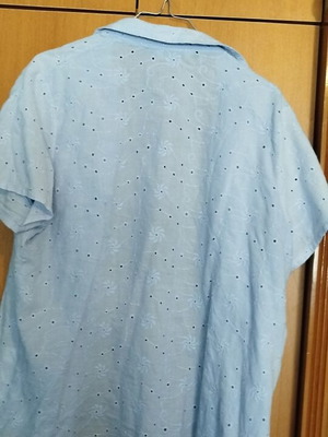 Light blue shirt, size 4XL