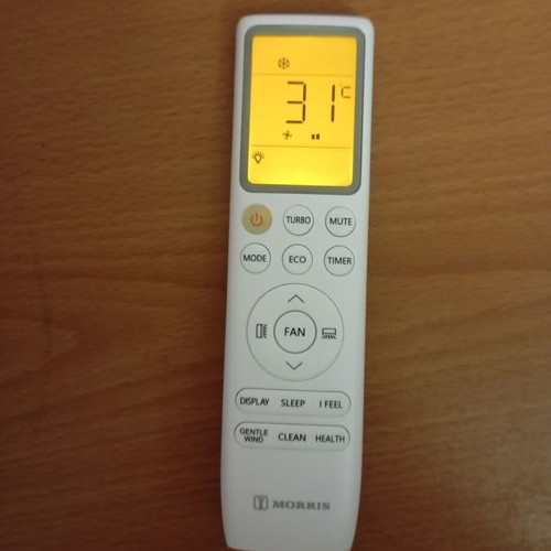 Morris AC remote control like new, good working condition