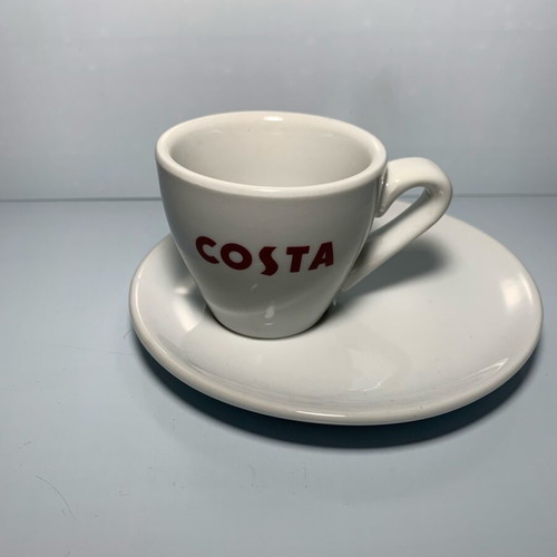 Costa Coffee 12 set small cups and saucers new