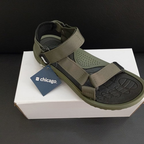 Chicago sandals new, adjustable straps, khaki color