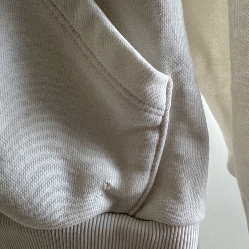 Sugarfree women's hoodie sweatshirt used, white, size M