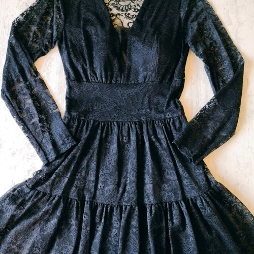 Women's lace dress new, black, for every occasion