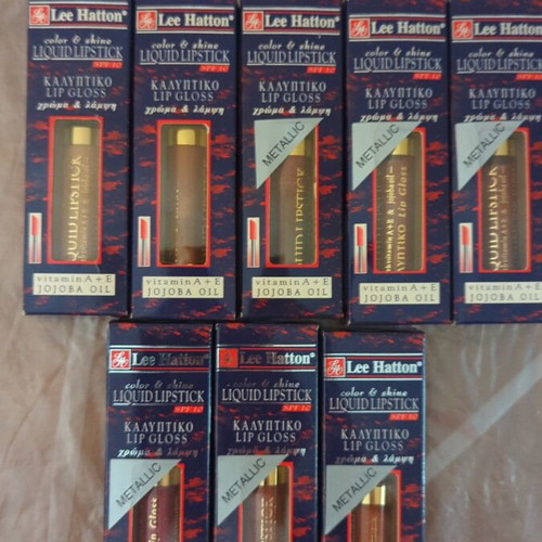 Καλυπτικό Lip Gloss Lee Hatton καινούργιο, πακέτο 8 τεμαχίων