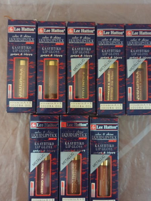 Καλυπτικό Lip Gloss Lee Hatton καινούργιο, πακέτο 8 τεμαχίων
