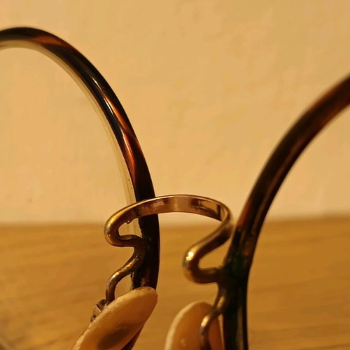Eyeglasses used, very lightweight, gold color