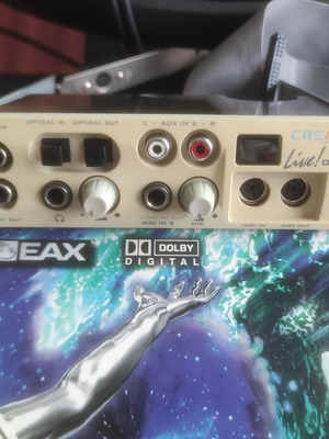 Creative Sound Blaster Live! Platinum 5.1 sound card, full retro package