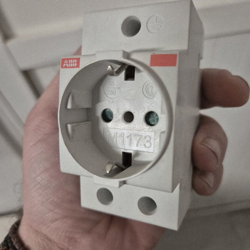ABB M1173 Modular Schuko Socket for DIN Rail
