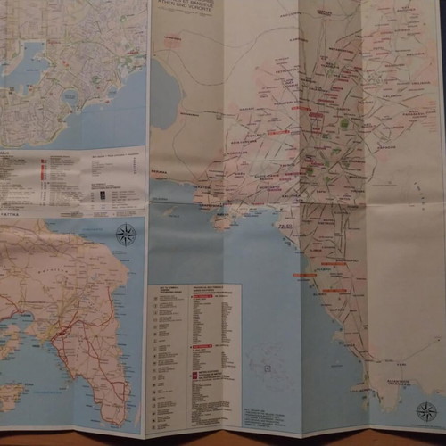 Athens map like new