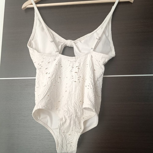 H&M One-Piece Swimsuit white like new, size S