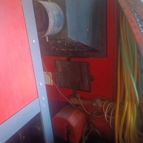 Radijator TKAN 80kW Biomass Boiler used with silo