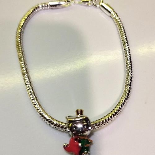 Little Prince Silver Bracelet new with safety clasp