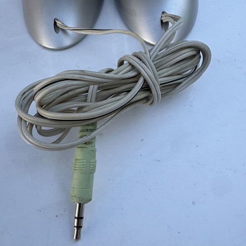 Trust SP-2450M computer speakers used, 2.0 stereo