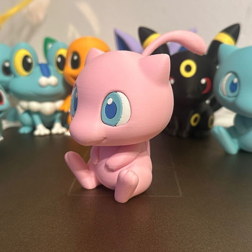 Mew Chibi collectible Pokémon figure
