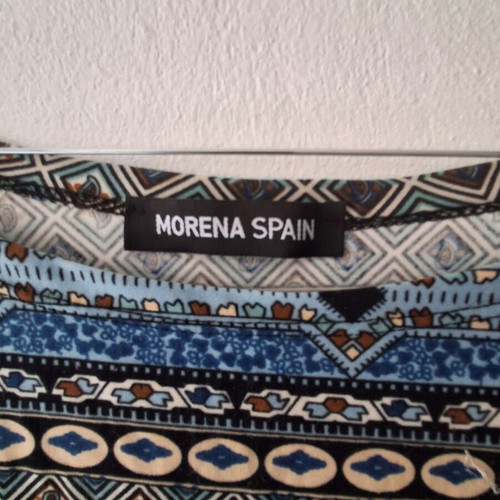 Morena Spain Boho Long Sleeve Crop Top in Excellent Condition
