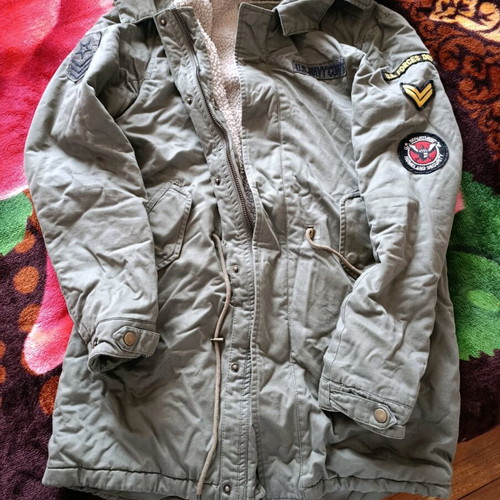 Black Number men's military jacket size S like new