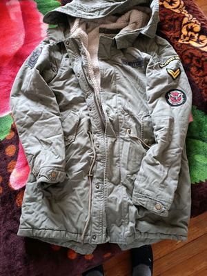 Black Number men's military jacket size S like new