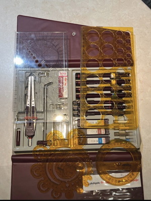 Rotring High Tech Drawing Set new, complete with compass and eraser