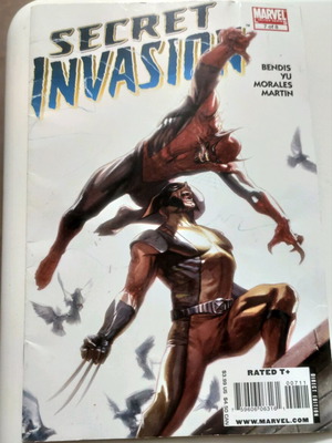 Marvel Secret Invasion limited series 7 of 8 like new, English