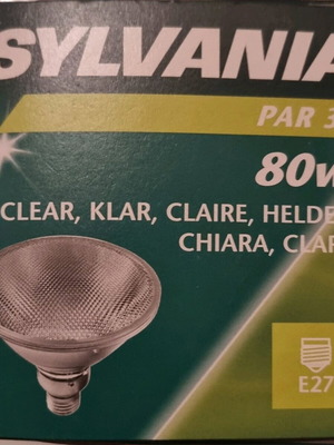 Sylvania λάμπες 80W 240V καινούργιες, σετ 2 τεμαχίων