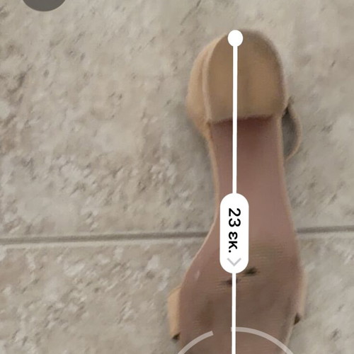 Nude sandals No Name Shoes like new, size 38, 5cm block heel