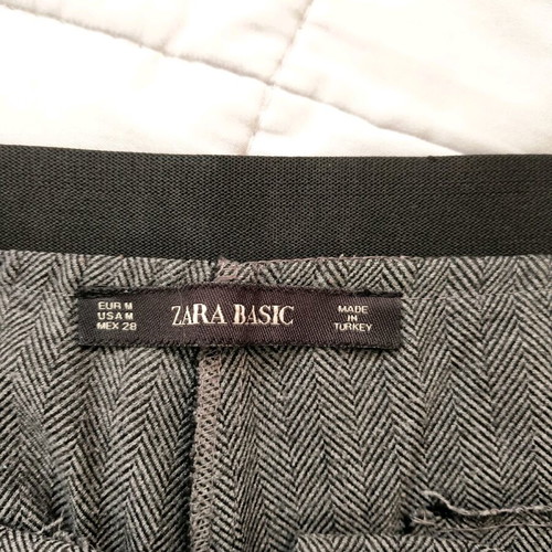 Zara gray fitted pants like new, size M 38 10