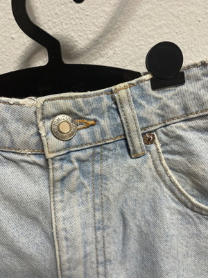 Denim shorts Zara light blue, like new