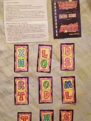 Magic Domino Mini Game from Nestlé Cereals 90s