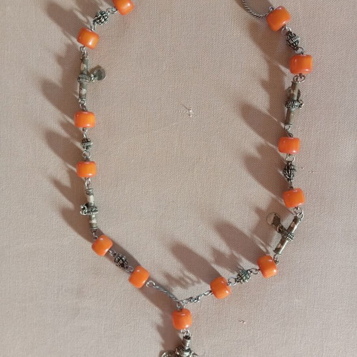 Old silver necklace 40cm like new