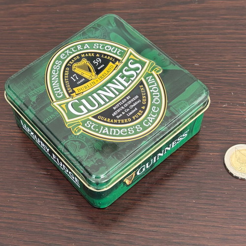 Collectible metal Guinness box new