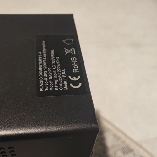 Turbo-X UPS 1200VA/720W used with AVR and LCD display