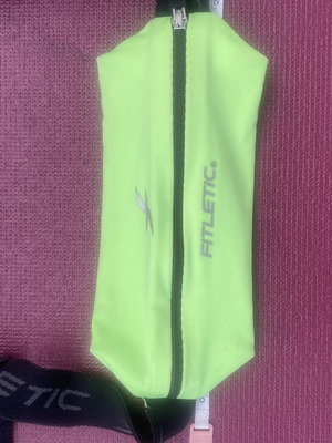 Athletic waist bag, yellow