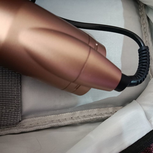 BaByliss Rotating Hair Brush Rose Gold like new