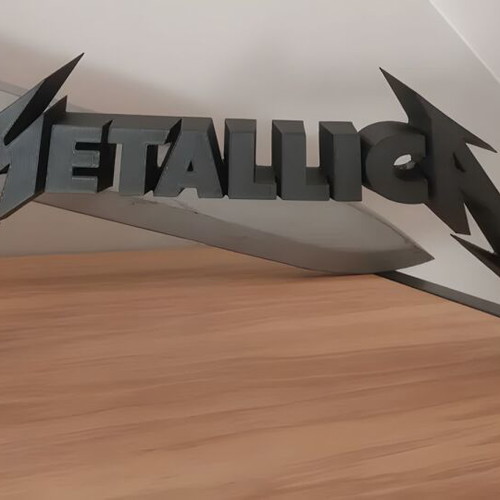 Metallica Table Decor Logo made to order
