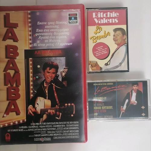 La bamba original VHS and cassettes like new, Latin