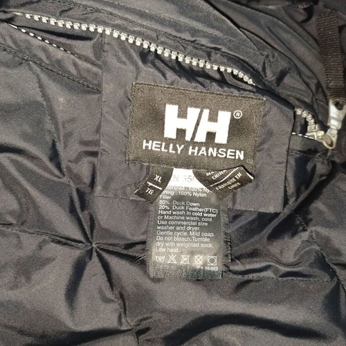 Helly Hansen women's winter jacket used, size XL, black and red