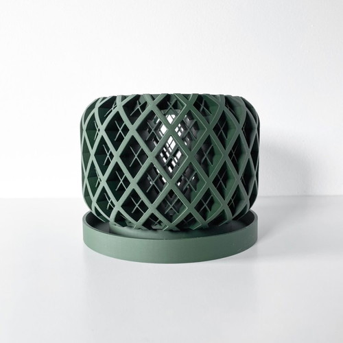 Orchid Pot Noro 3D Printed Eco-Friendly PLA