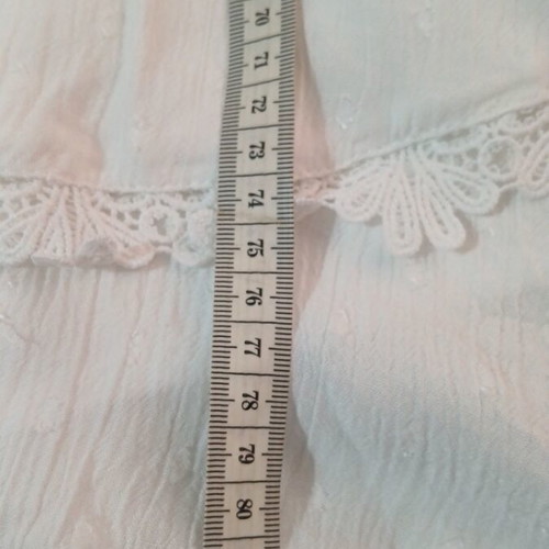 River Island dress like new with built-in shorts, white, size L
