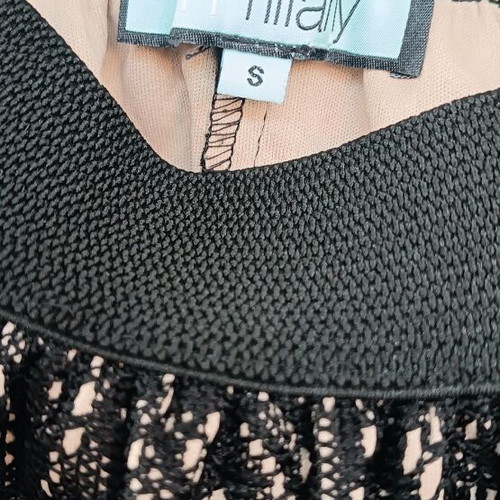 My Tiffany skirt new, mini winter, black with beige lace, size S