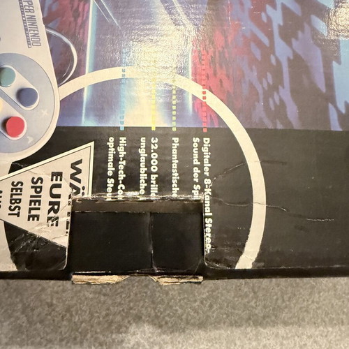 Super Nintendo Entertainment System SNES console like new, PAL German version