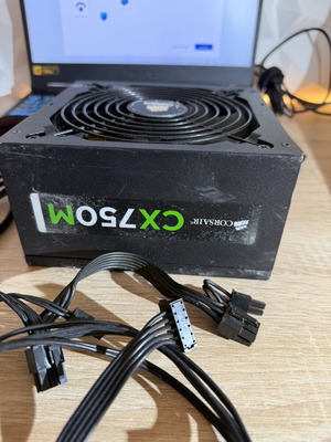 Corsair CX750M power supply, faulty, overheats and shuts down