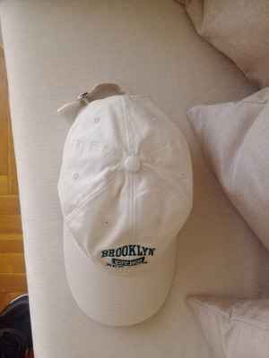 Jockey hat Brooklyn New York cream color, like new