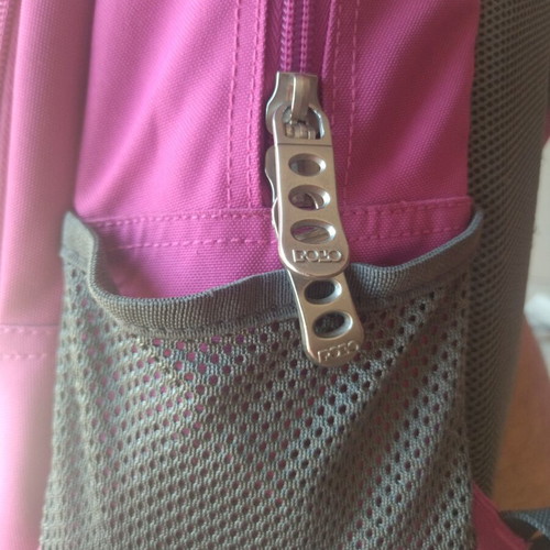 Polo Junior school backpack, fuchsia pink with magic wand design