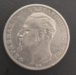Bulgarian 5 Leva 1894 silver coin