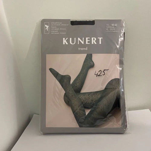 Tights pack of 4 unused medium German quality, 3 black 1 burgundy