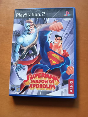 Superman Shadow of Apokolips PS2 game used, good condition